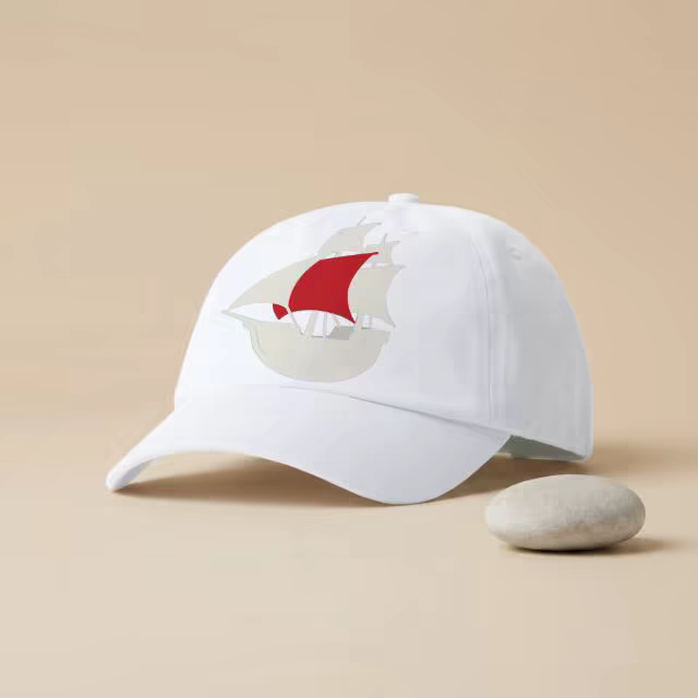 Baseball Cap Mockup With a Smooth Stone