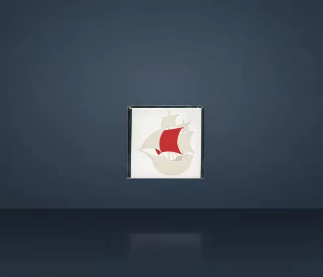 CD Jewel Case Mockup on a Slate Blue Backdrop