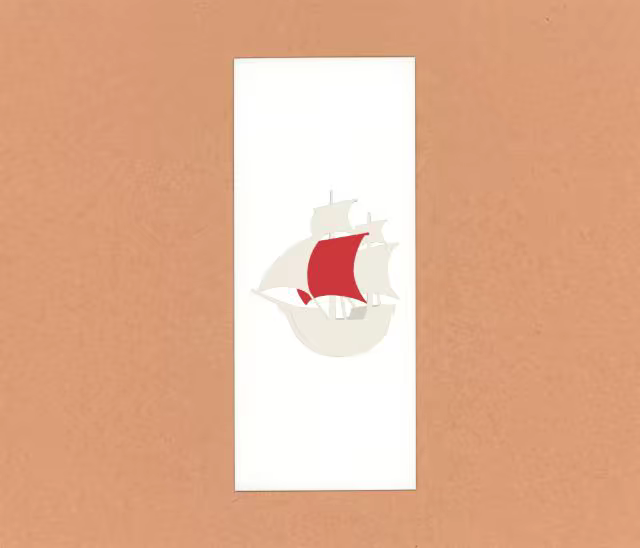 Slim DL Card Mockup on a Terracotta Backdrop