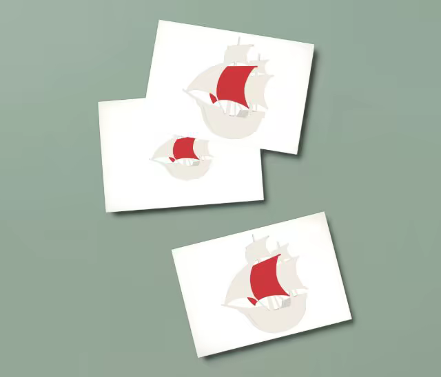 Business Card Mockup Trio Scattered on Sage